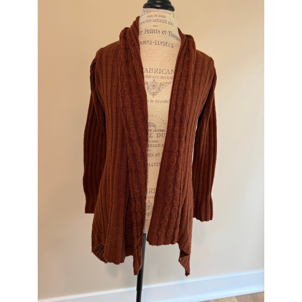 Bianca B Women's Rust Wool Blend Cardigan Size M‎